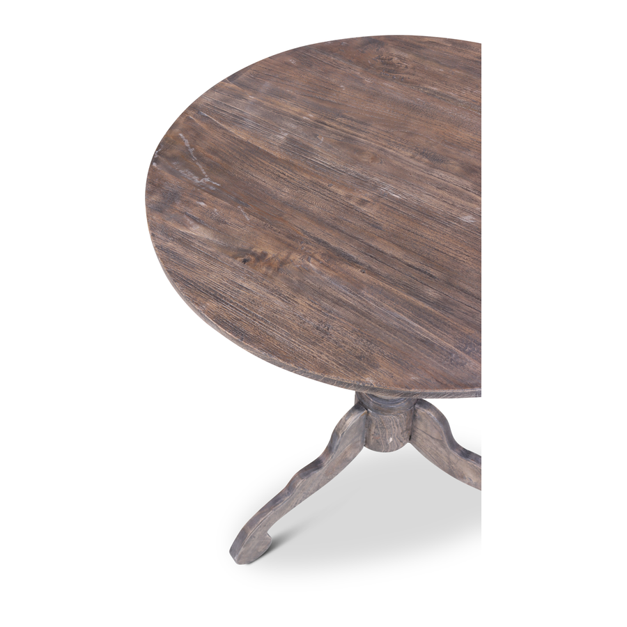 wijntafel hout donkergrijs