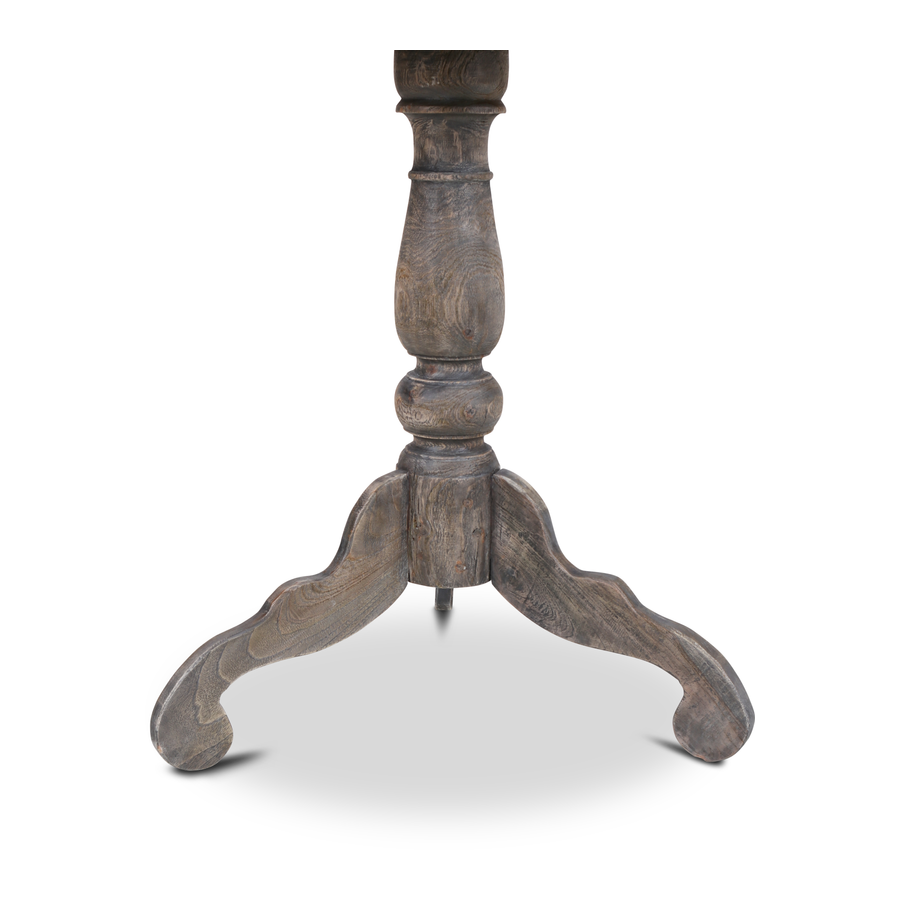 wijntafel hout donkergrijs