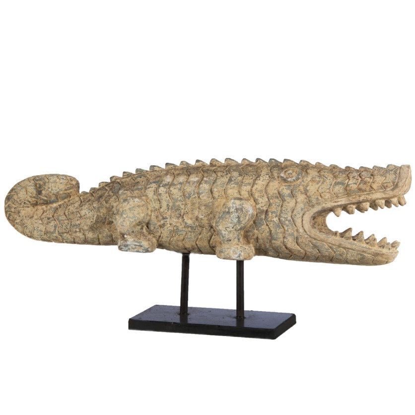 houten krokodil