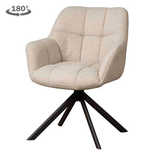 Draaibare eetkamerstoel met armleuning