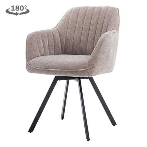 eetkamerstoel met armleuning (draaibaar)