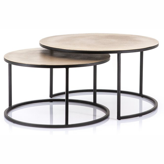 salontafel rond set van 2