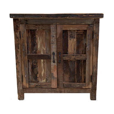 Stoer dressoir van gerecycled teakhout