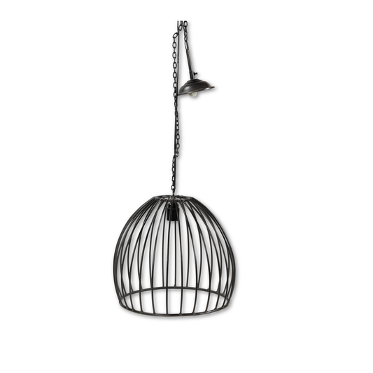Hanglamp zwart metaal